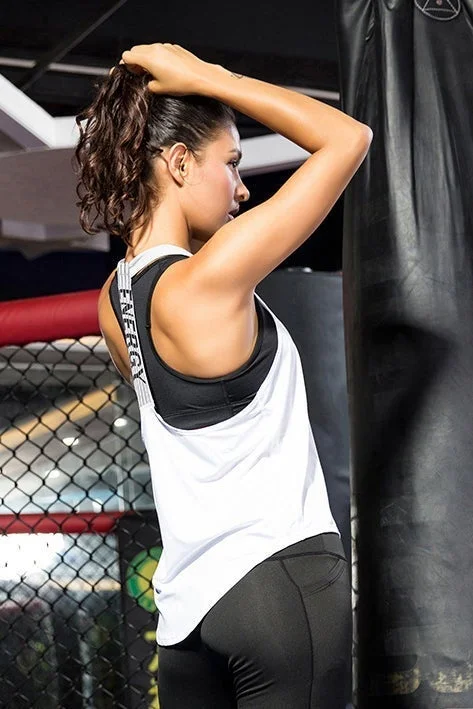 SVL White Women's Racerback T-shirt - White - SVL for Women | Best Price UAE