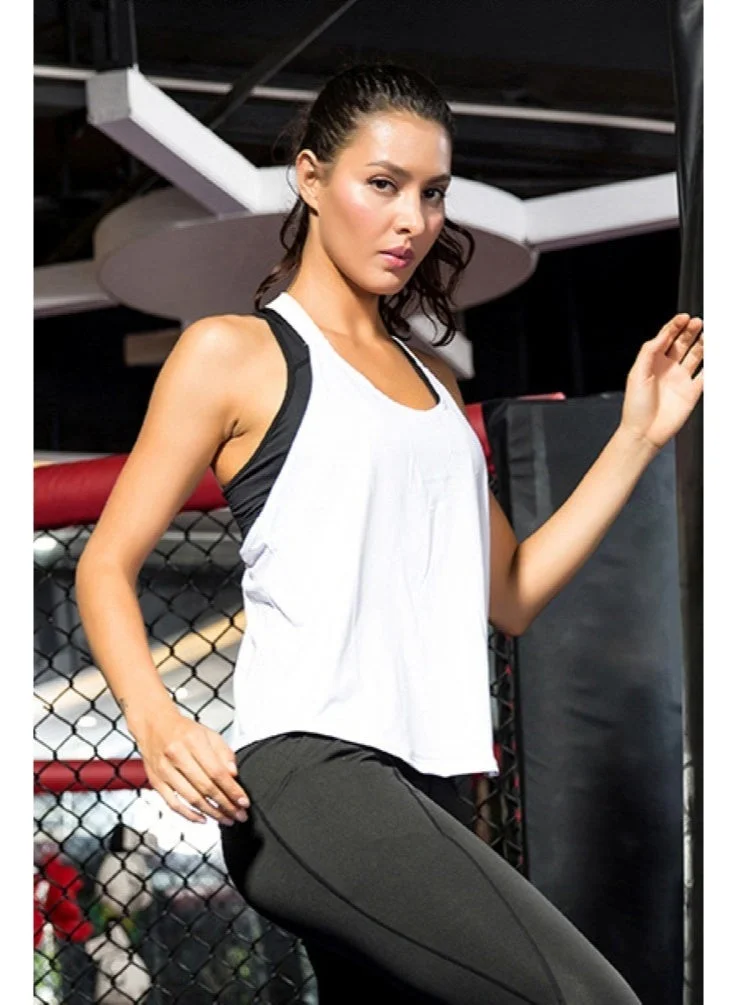 SVL White Women's Racerback T-shirt - White - SVL for Women | Best Price UAE