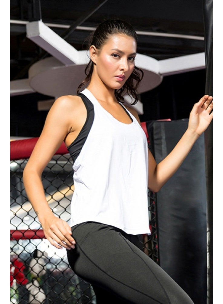 SVL تيشيرت نسائي رياضي الظهر - أبيض - SVL - Image 4