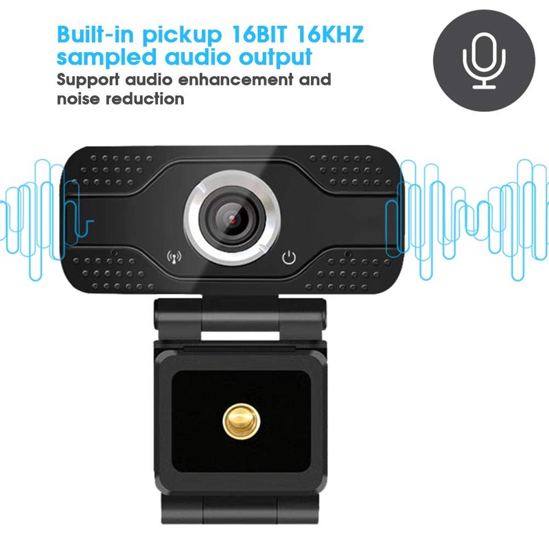 كاميرا ويب عالية الدقة 1080P عبر USB للفصول الدراسية عبر الإنترنت لأجهزة الكمبيوتر المكتبية وأجهزة الكمبيوتر المحمولة - Image 5