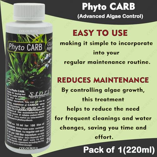 colourful Aquatic Remedies Phyto Carp Algae Minus CO2 220ml | Effective Algae Control for Aquariums | Safe for Fish and Plants - Image 5