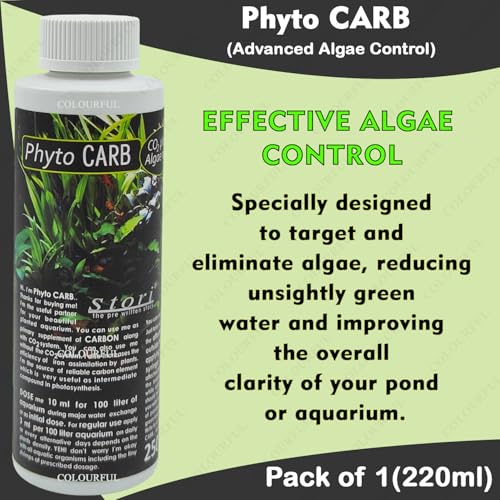 colourful Aquatic Remedies Phyto Carp Algae Minus CO2 220ml | Effective Algae Control for Aquariums | Safe for Fish and Plants - Image 2