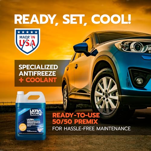 ULTRA 1PLUS Ultra1Plus Antifreeze Coolant - UltraCool Universal PREMIXED 50/50 - Ready to Use Coolant - Gallon - Image 3