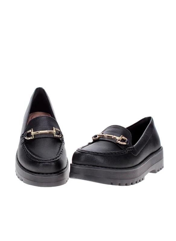 مودار Modare Ladies Closed/Flat Shoes Black | Made In Brazil