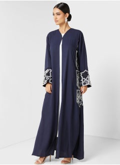 Embroidered Patterned Abaya