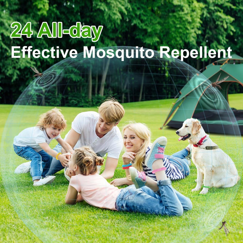 BuggyBands Mosquito Bracelets, 18 Pack Individually Wrapped Mosquito Bands for Adult Kids, DEET Free, Natural and Waterproof Wristband - Image 5