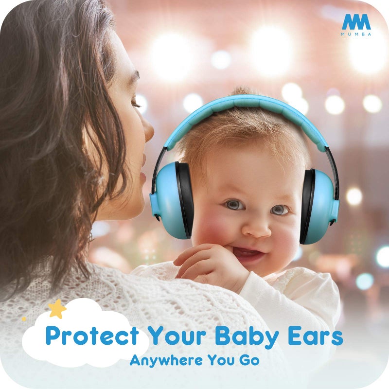 Mumba Baby Ear Protection Noise Cancelling Headphones for Babies and Toddlers Baby Earmuffs - Ages 3-24+ Months - Image 3