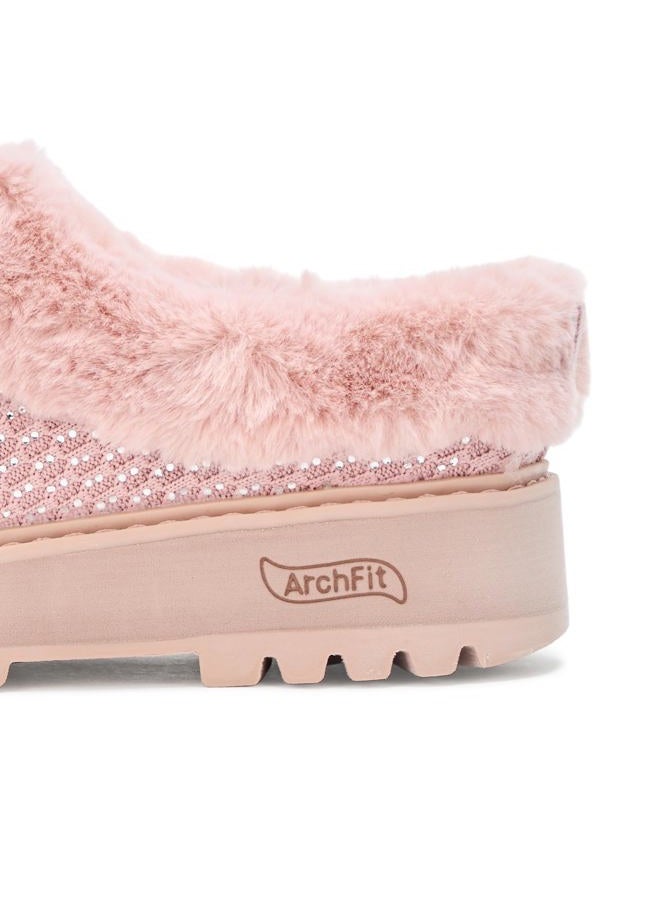 SKECHERS Women's Martha Stewart Arch Fit Keepsakes Slipper, Rose, 39 EU - Image 4