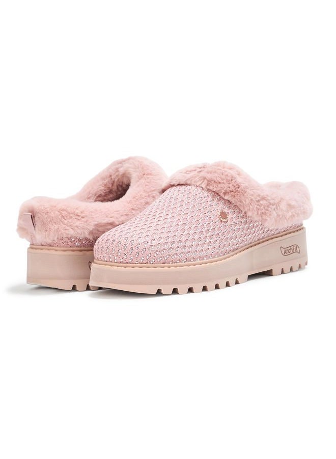 SKECHERS Women's Martha Stewart Arch Fit Keepsakes Slipper, Rose, 39 EU - Image 3