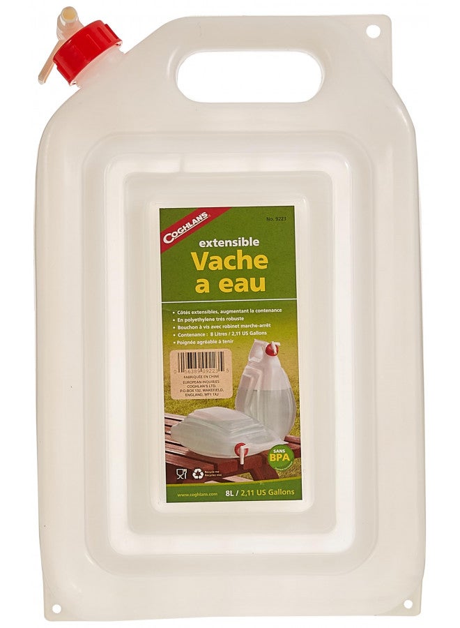 Coghlan's Expandable Water Carrier, 2-Gallon , White - Image 2
