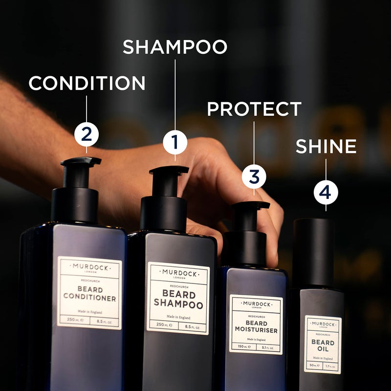 Murdock London Lightweight Beard Moisturizer For Men â€“ Hydrating Beard Softener for Men & Skin Comfort â€“ Clean Label Moisturizer for Daily Use, Reduce Flakiness & Irritation (5.1 FL OZ) - Image 4
