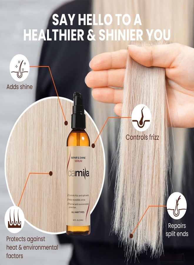 damila Repair & Shine Serum - Split End Repair and Frizz Control for Incredible Hair Shine (4.1 Fl Oz (Pack of 1)) - Image 4