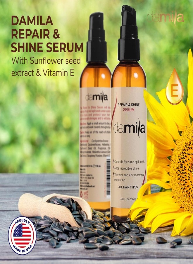 damila Repair & Shine Serum - Split End Repair and Frizz Control for Incredible Hair Shine (4.1 Fl Oz (Pack of 1)) - Image 3