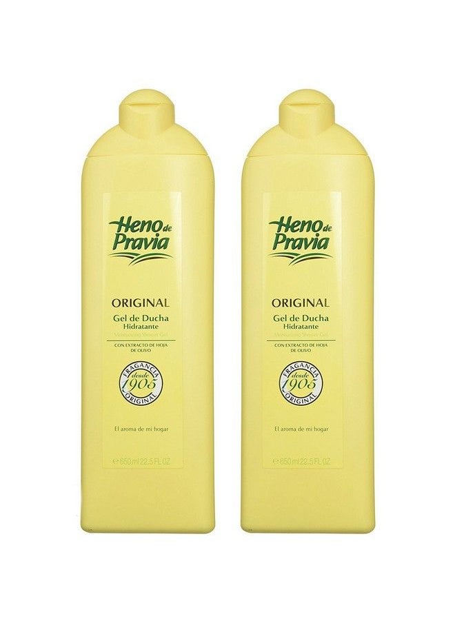 Heno de Pravia Shower Gel 22.5 Oz. 2Pack Original  - Image 1