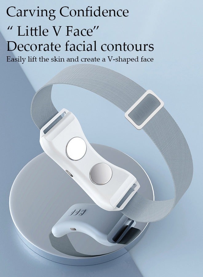 DUNISO V-face Instrument Face Massager with EMS Microcurrent V Face Lifting Chin V Line Up Lift Belt Intelligent Lifting Firming Saggy Skin Tightening Machine for Women Skin Care - Image 5