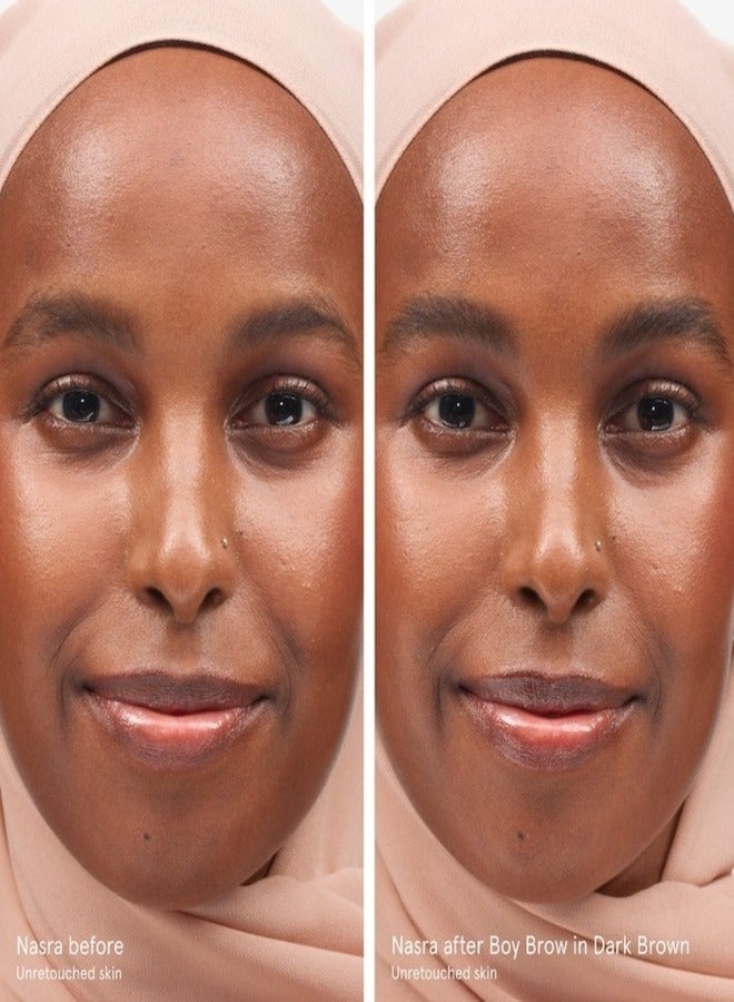 Glossier Boy Brow Volumizing Eyebrow Gel Pomade 3.8g - Dark Brown - for dark brown hair with a warm base tone, Longwear, Fluffy & Full Brows - Image 3