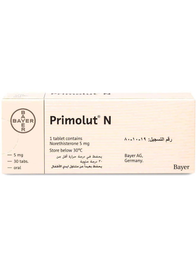 BAYER Primolut N Tablet 30 pcs - Image 3