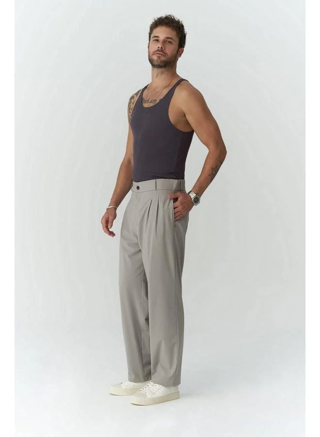 MAI STUDIOS CO.  Declan Grey Men's Pants. for Men | Best Price UAE