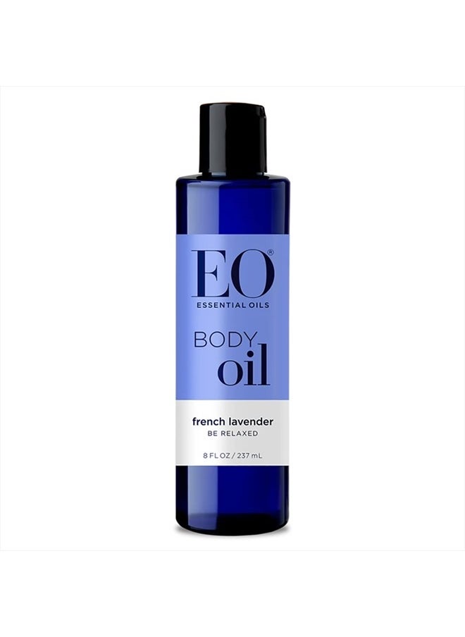 EO Body Oil: Massage and Moisturize, French Lavender, 8 Ounce  - Image 1