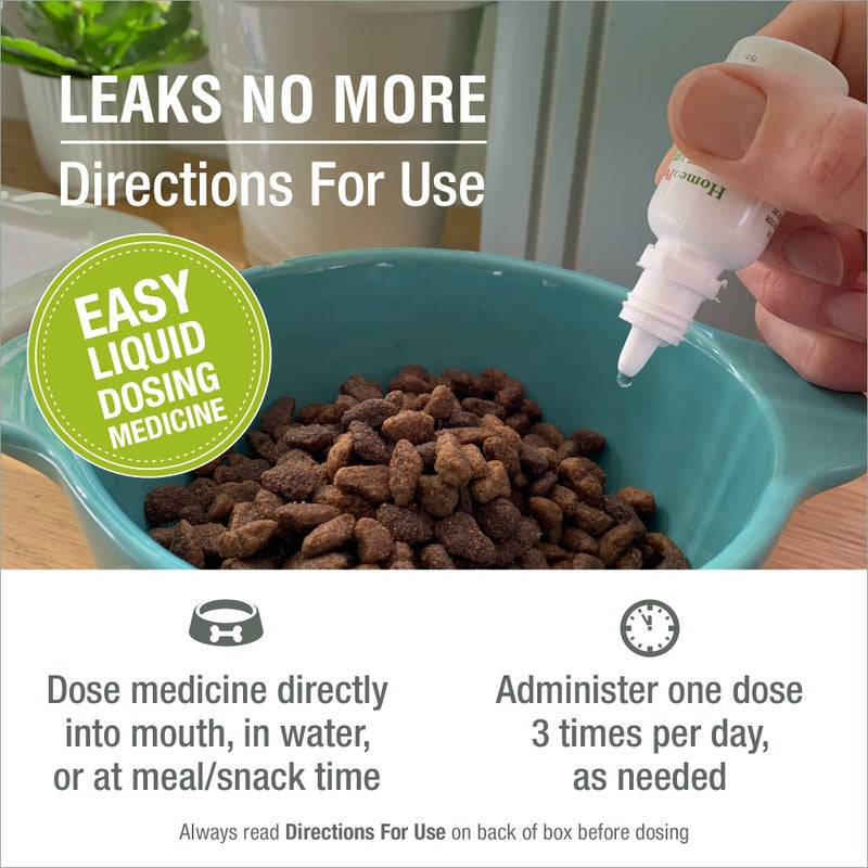 HomeoPet Leaks No More, Safe and Natural Cat and Dog Urinary Incontinence Relief, Pet Incontinence Medicine, 15 Milliliters - Image 5
