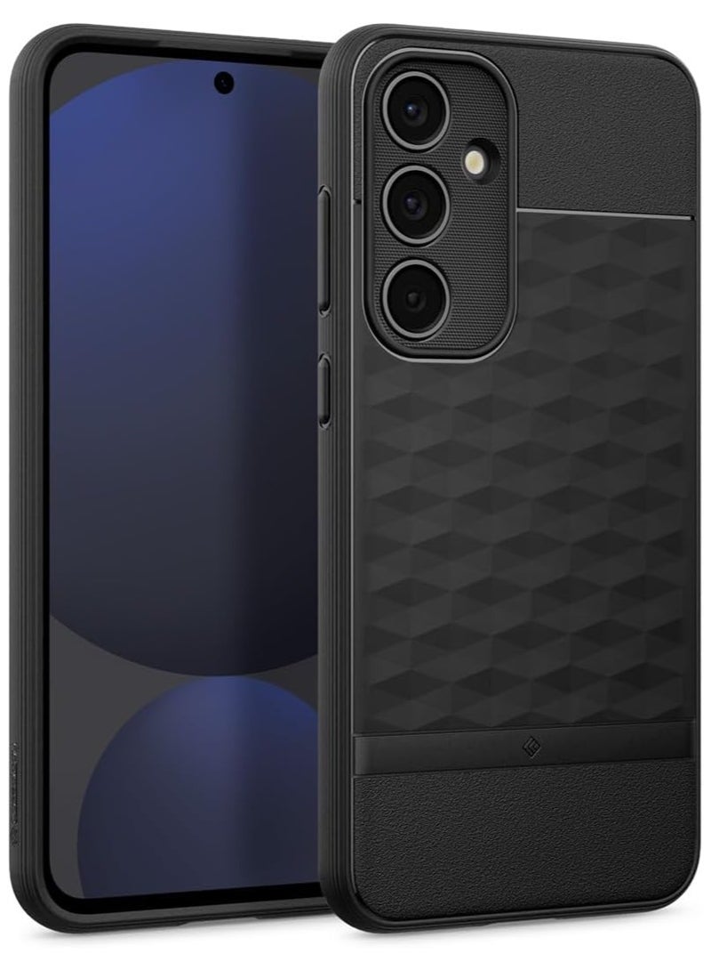 Caseology Parallax for Samsung Galaxy S24 FE Case Cover - Matte Black - Image 1