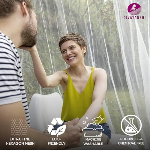 Divayanshi Foldable Polycotton Mosquito Net (Machhardani) for Single Bed (Olive Green, 3 x 6.5 ft) | Breathable, Strong & Lightweight | Easy Setup, Portable & Ideal for Home - Image 4