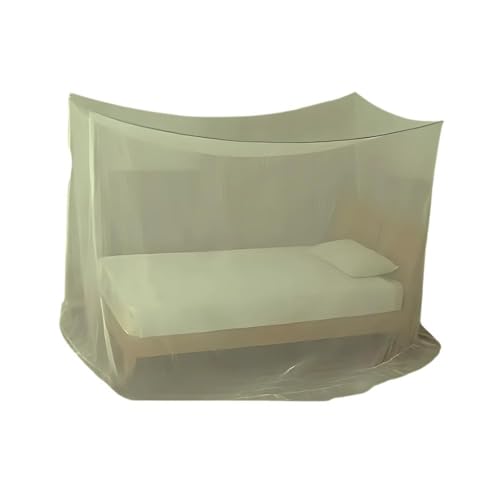 Divayanshi Foldable Polycotton Mosquito Net (Machhardani) for Single Bed (Olive Green, 3 x 6.5 ft) | Breathable, Strong & Lightweight | Easy Setup, Portable & Ideal for Home - Image 1