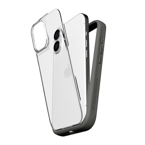 RhinoShield Phone Case Compatible with iPhone 17 Mod NX Modular Protective Bumper Case with Backplate Shockproof with Military Grade Drop Protection Graphite - Image 1