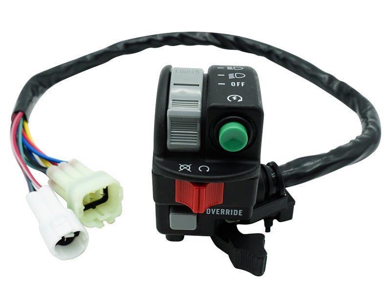 M MATI Left Handlebar Start Stop Headlight Override Switch for Yamaha Big Bear 400 YFM400 Grizzly 350 YFM350 400 YFM400 450 YFM450 660 YFM660 Kodiak 450 YFM450 5KM839720000