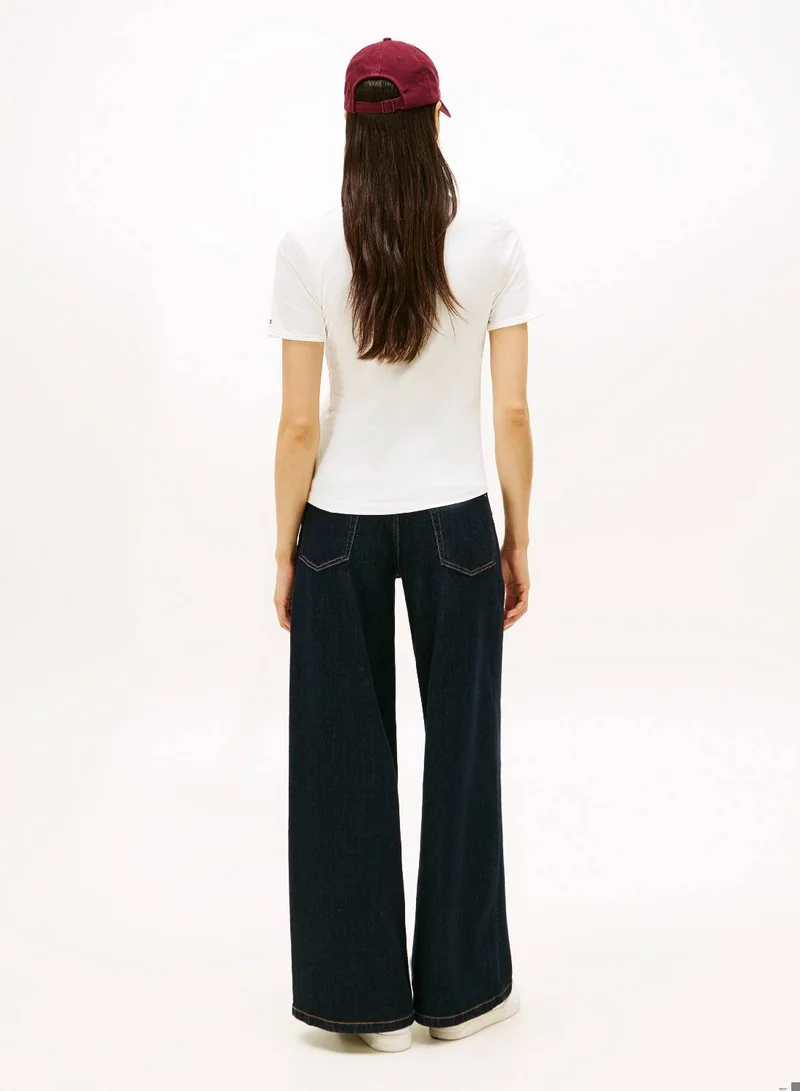 TOMMY HILFIGER Varsity Crest Slim Short Sleeve Tee