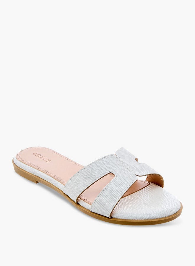 سيليست صنادل نسائية سهلة الارتداء بتفاصيل مقصوصة - Image 2