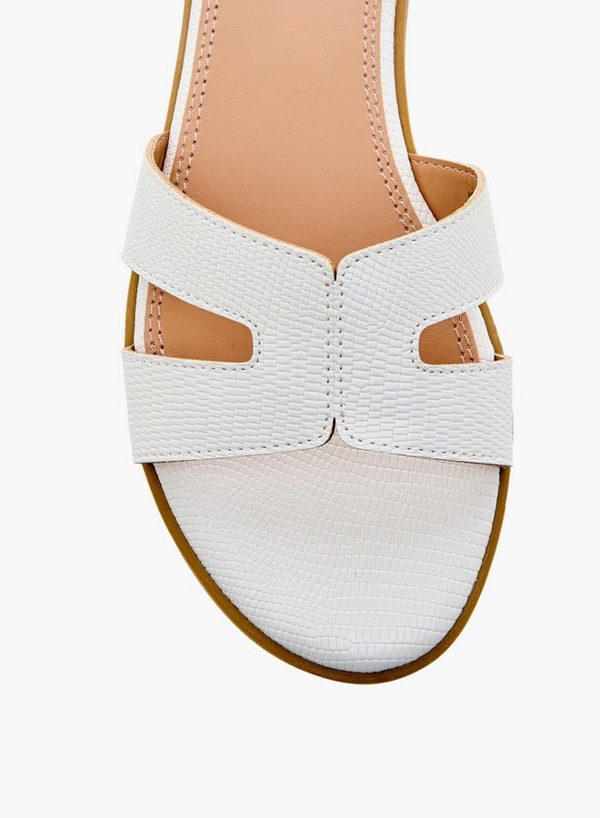 سيليست صنادل نسائية سهلة الارتداء بتفاصيل مقصوصة - Image 4