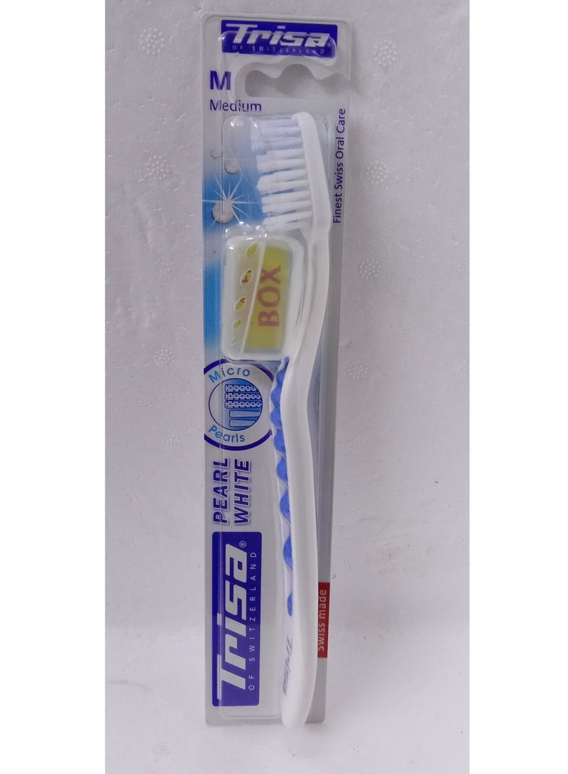 TRISA Pearl White Toothbrush