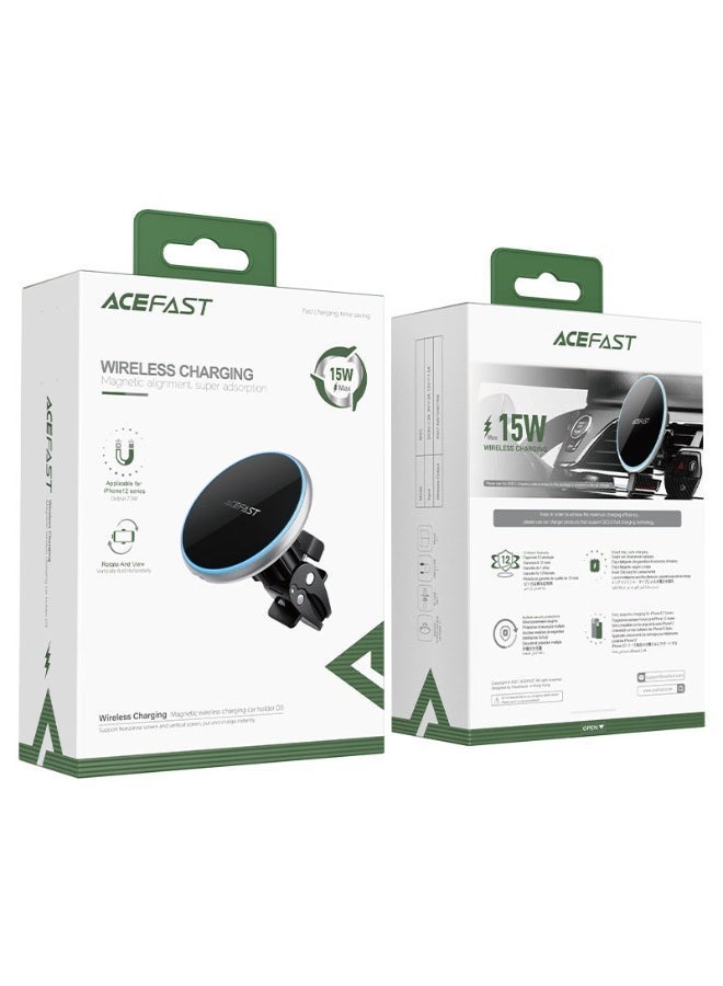AceFast Fast Wireless Charger Car Mount Magnetic Holder D3 15W - Image 5