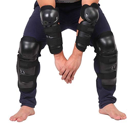 Linist 4Pcs Adults Motorcycle Elbow Knee Pads Cycling Elbow Knee Pads Guard Protector Protective Gear for Men or Women - Image 3