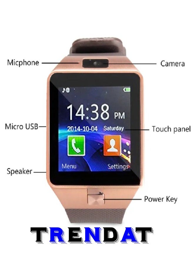 Generic - Smart Watch (DZ09) That Supports Bluetooth A SIM Card And A Memory Card And A Camera - Image 1