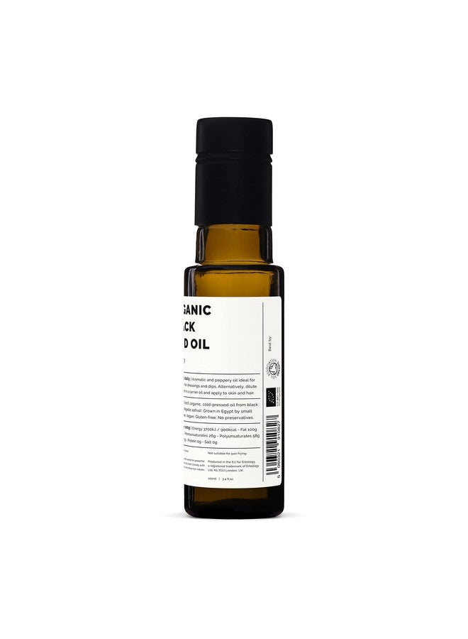 Erbology 100% Organic Black Seed Oil 3.4 Fl Oz Nigella Sativa Cold Pressed Over 1.5% Thymoquinone Supports Digestive Health And Immunity Non Gmo No Additives Or Preservatives - Image 3
