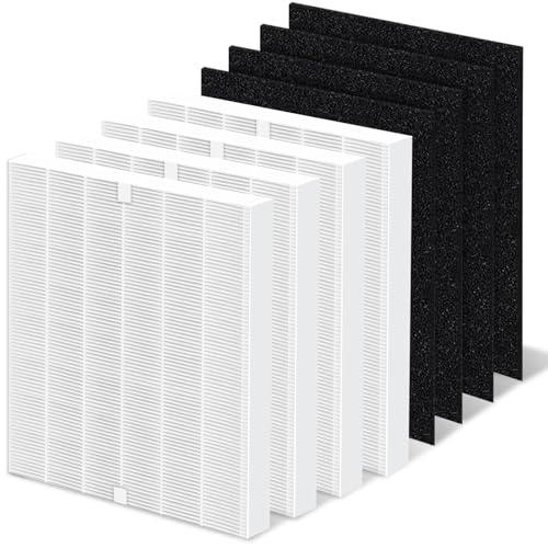 NXBHG AP1512HH Replacement Filter Compatible with Coway Airmega AP1512HH and Airmega 200M air PuriFier AP1512HHFP AP1518R AP1519P 4 Filter 4 Carbon Filters Compared to Part 3304899