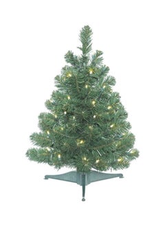 Generic Artificial Tree With LED Lights Green 60 centimeter  - Image 1