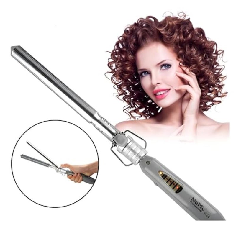 Hair Curler - Professional Ladies Curling Iron with Heat Adjustment for Soft, High Quality Curls in the Comfort of Your Home - Image 2