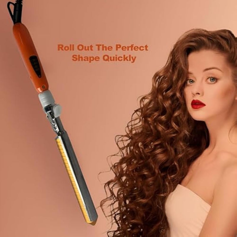 Hair Curler - Professional Ladies Curling Iron with Heat Adjustment for Soft, High Quality Curls in the Comfort of Your Home - Image 4