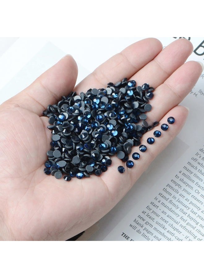 LPBeads 2000 Pieces SS20 Montana Hotfix Rhinestones Flatback Round Crystal Glass Rhinestones Gems for Crafts Nail Face Art Clothes Shoes Bags DIY - Image 2