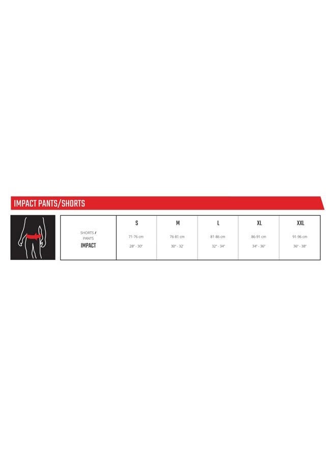 LEATT 3DF 5.0 MX Motocross and Enduro Impact Protective Shorts Large Black - Image 2