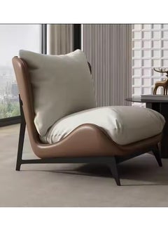 Raffine Modern Luxury Nordic Living Room Armchair with Recliner Footrest  Accent Lounge Sofa Chair for Relaxed Sitting Home Furniture 75x67x45cm  - Image 5