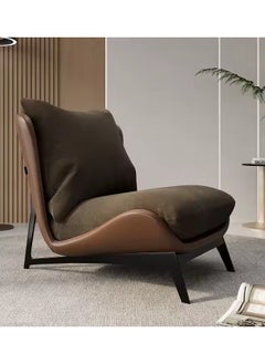 Raffine Modern Luxury Nordic Living Room Armchair with Recliner Footrest  Accent Lounge Sofa Chair for Relaxed Sitting Home Furniture 75x67x45cm  - Image 4