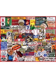 WHITE MOUNTAIN White Mountain Puzzles - I Love Baseball - 1000 Piece Jigsaw Puzzle  - Image 1