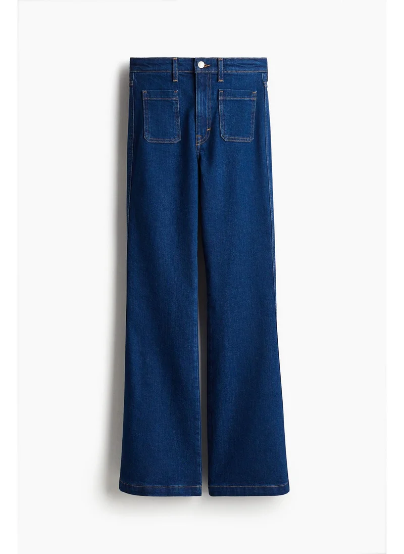 H&M Flared Ultra High Jeans