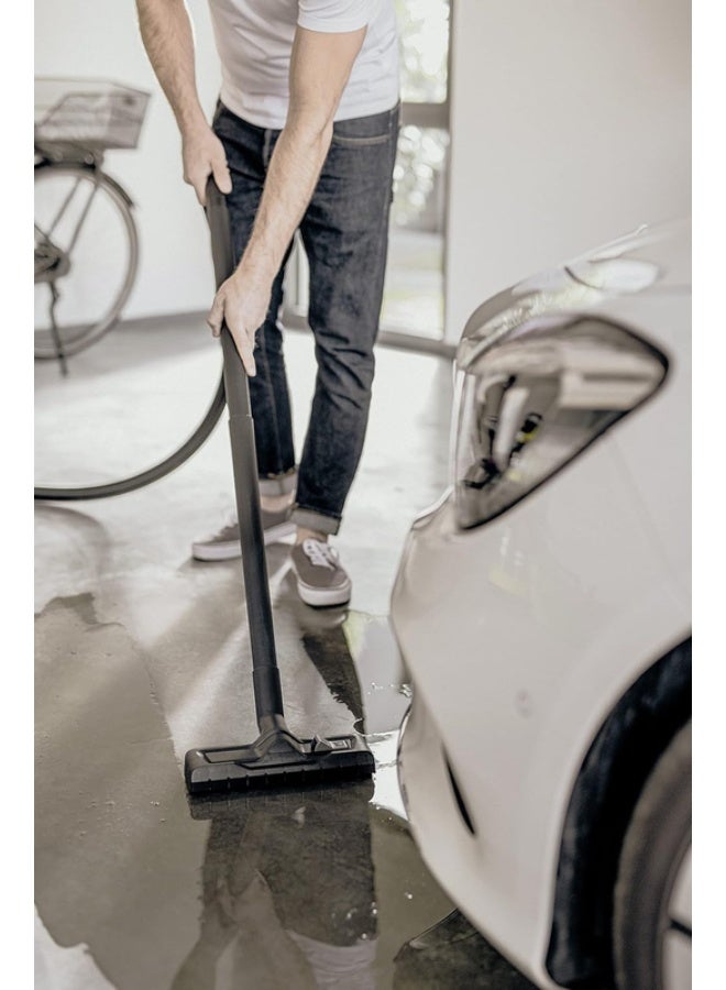 KARCHER WD 5 S Wet and Dry Vacuum Cleaner with Blower Function, 1200W Power, 25L Stainless Steel Container, Patented Filter Cleaning & 2.2m Hose, for Garage, Workshop & Renovations, Yellow 25 L 1200 W 16283830.0 Yellow - Image 2