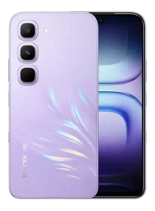 Infinix Hot 70 Pro Dual SIM 5G + Smartphone 6GB RAM 256GB Storage Silk Glow Purple - Middle East Version - Image 1