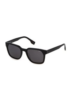 FILA Men's Square Shape  Acetate Sunglasses SFI730 5301EP - Lens Size: 53 Mm - Black+Grey  - Image 1